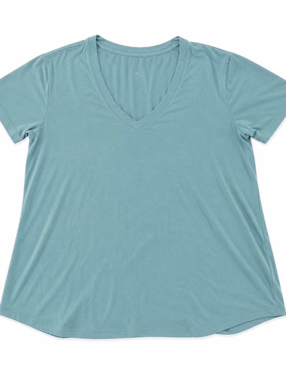 lululemon athletica Women's V-Neck Tee in Dusty Teal